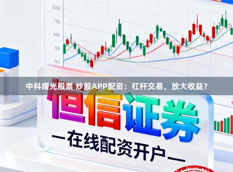 中科曙光股票 炒股APP配资:杠杆交易,放大收益?