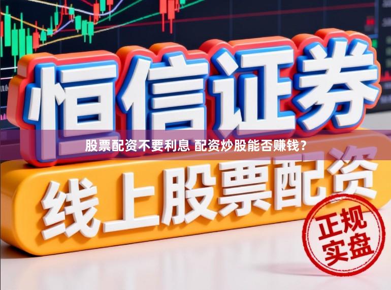 股票配资不要利息 配资炒股能否赚钱？