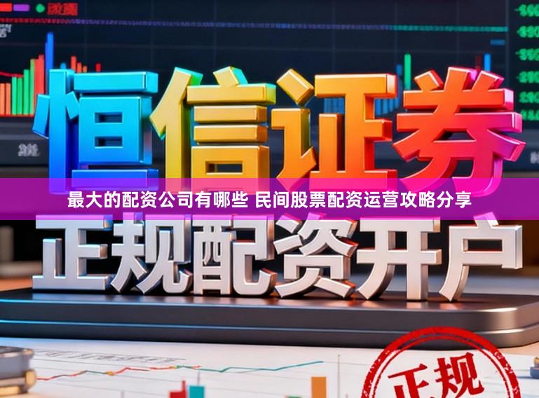 最大的配资公司有哪些 民间股票配资运营攻略分享